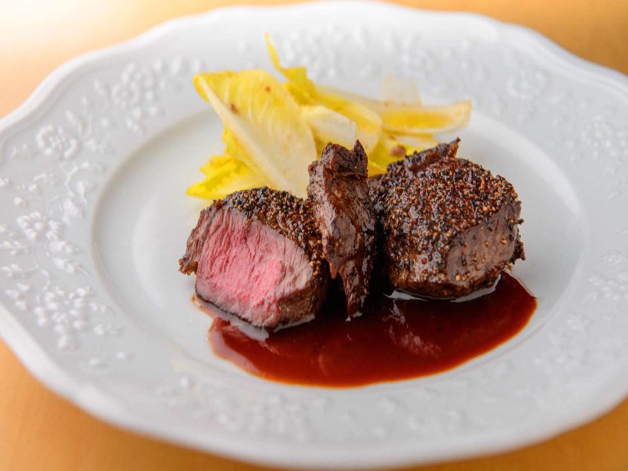 Shin Furano Prince Hotel Kültér fotó A steak prepared using the dry-aging technique
